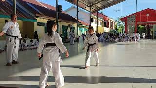 Kumite Anak Putri Sabuk Coklat 4. Ujian Kenaikan Sabuk INKAI Bulukumba. 29 September 2024