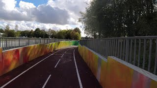 Le REVd entre La Mézière et la Chapelle-des-Fougeretz et traversée de Rennes en hyperlapse