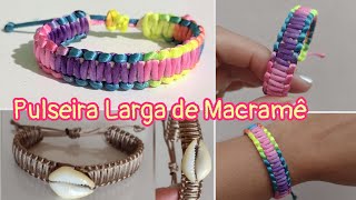 PULSEIRA LARGA DE MACRAMÊ @acs27567