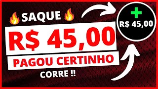 🔥SAQUE R$ 45,00 COM ESSA PROMOÇÃO! PAGOU CERTINHO!!