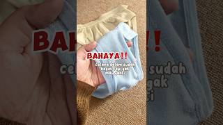 Bahaya‼️ Jangan Sampai Celana Dalam Sudah Kaya Gini Tapi Gak Mau Ganti #beritaterkini#shorts