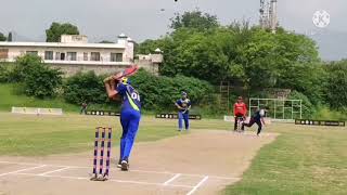 Bowling in media Cricket League 2021 in Islamabad