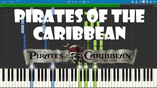 Pirates of the Caribbean - Piano Tutorial (Synthesia)