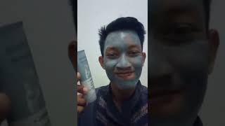 review Wardah nature daily clarifying clay mask