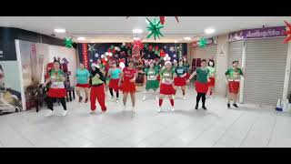 Holly Jolly 2024 Line Dance - Demo By D'Sisters & Friends LDG @riajoyful