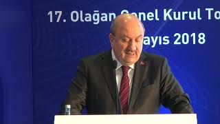 Türkiye Katılım Bankaları Birliği 17. Olağan Genel Kurulu BDDK Başkanı Mehmet Ali Akben