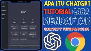 Apa Itu ChatGpt || Tutorial Cara Mendaftar ChatGpt Terbaru 2023