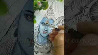 drawing Lord Shiv and Parvati 😍 #shiva #shiv #drawing #ytshorts #shorts #art #trending