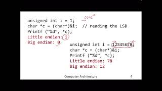 Lecture-11 Endianness and Alignment