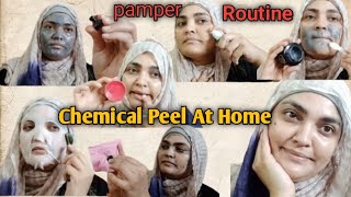 Diy Chemical Peel At Home | Sunday Pamper Routine Skincare