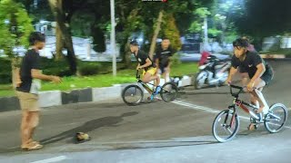 100m DRAG LIAR BMX‼️Basuki vs Nando | Balap sepeda onthel surabaya