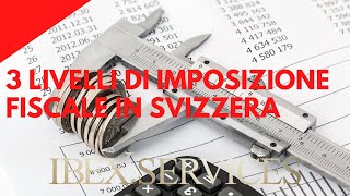 3 livelli di imposizione fiscale in Svizzera