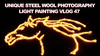 Unique Steel Wool Fire Photography Technique, Light Painting VLOG 47 with Johnny Griffin!