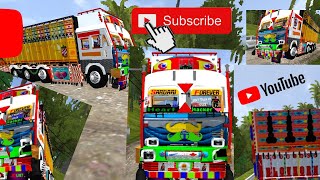 New tata Truck Livery full modify livery truck mod for Bussid full hd Livery kashmiri truck