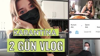 KORONA OLDUK !! BENİMLE 2 GÜN KARANTİNA VLOG 😷