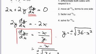 11-12 I Implicit Differentiation