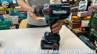 Máy Siết Bulong 3/4" Pin 40V Makita TW001GM201| 40V CORDLESS BRUSHLESS IMPACT WRENCH|Công Cụ Máy Móc