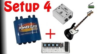 Power Click Setup 4: Conectando seu instrumento + Direct Box + Pedaleira