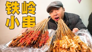 [ENG SUB] 60元在东北吃烧烤，上来整整两大盘，沾着芥末和醋好上头！【食贫道】