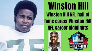 Winston Hill NFL hall of fame career highlights