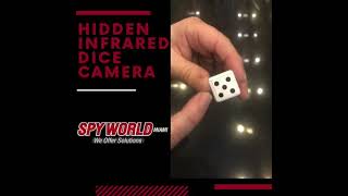 Hidden Infrared Dice Camera - MINI SPY CAMERA - Portable Mini Cams