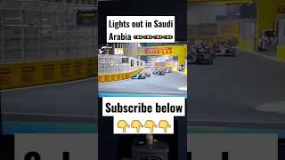 lights out in Saudi Arabia #shorts #formula1 #f1