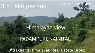 🙏Only,3.5 Lakh per nali Himalayan view Land for sale padampuri,Near Dhanachuli, Uttrakhand 🏕️