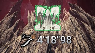 MHW:I [PC] | Blackveil Vaal Hazak Solo LS | 4:18