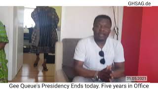 The End of Gee Queue's Presidency of GH Support Association Germany e.V - After Five years in Office