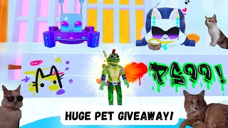 Pet sim 99 Giveaway ! 2 huges to be won !