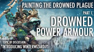 Warhammer 40K Painting Tutorial: Nurgle Death Guard Chaos Space Marines, Drowned Plague Power Armour