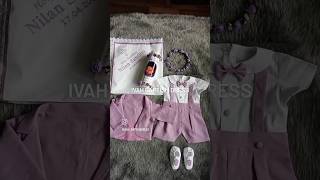 Lavender shade Baptism Set for Baby Boy | Baptism Set | Baptism Dress For Baby Boy