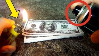 Burn 10,000$ CASH by Fire TUBE