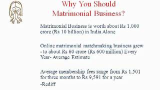 Starting Profitable Matrimonial Business Quick Tutorial