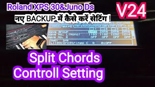 Roland XPS 30&Juno Ds #New #Split Chords #Control Setting #Facility #kanhastudioofficial