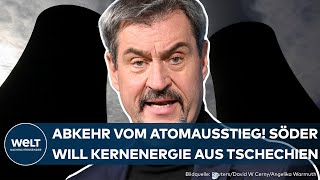 KERNENERGIE: Bayern will auf Atomkraft setzen! Markus Söder hofft auf Stromimport aus Tschechien