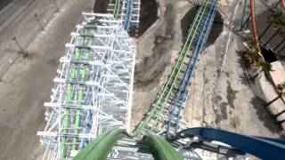 Twisted Colossus at Six Flags Magic Mountain POV