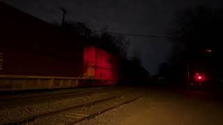 NS 9962 dash9 leads NS 269  at Piscataway with a nice K5LA