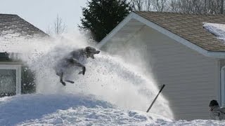 Snow Blower Fail !! Funny! Must watch!