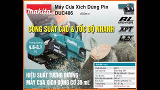 MÁY CƯA XÍCH DÙNG PIN DUC406 #MakitaVietNam