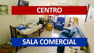 SA0415 - Centro, Sala comercial, 33m², mobiliada ou sem mobília.