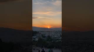 Ηλιοβασιλέμα στην Ακρόπολη , sunset in Acropolis 🌅#greece #acropolis  #shorts