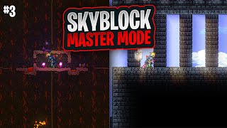 Mencari Dungeon Dan lava Di Terraria SkyBlock Part 3