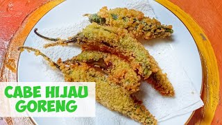 Cemilan Enak Ala Rumahan I Resep Cabe Hijau Goreng I Stuffed Green Chilli Recipe