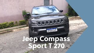 AVALIAÇÃO -Jeep Compass 270T Sport se sai bem como SUV médio para o asfalto