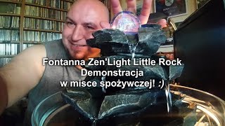 Fontanna Zen'Light Little Rock - DEMO w misce spożywczej! :)