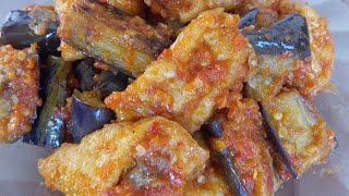 " Sambel Terong Tahu "