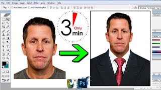 How To Change Dress in Photoshop, Wear Suit or Coat