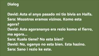 קורס לאדינו חינם -- Vini Echaremos Lashon -- שיעור 18 - Kurso de Ladino