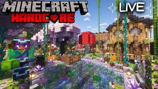 Building an Ancient City Pond in Hardcore Minecraft - Survival Let's Play 1.20